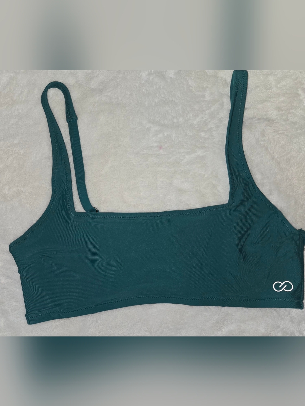 CALIA by Carrie Underwood Seamless Scoop Bralette in Teal Green